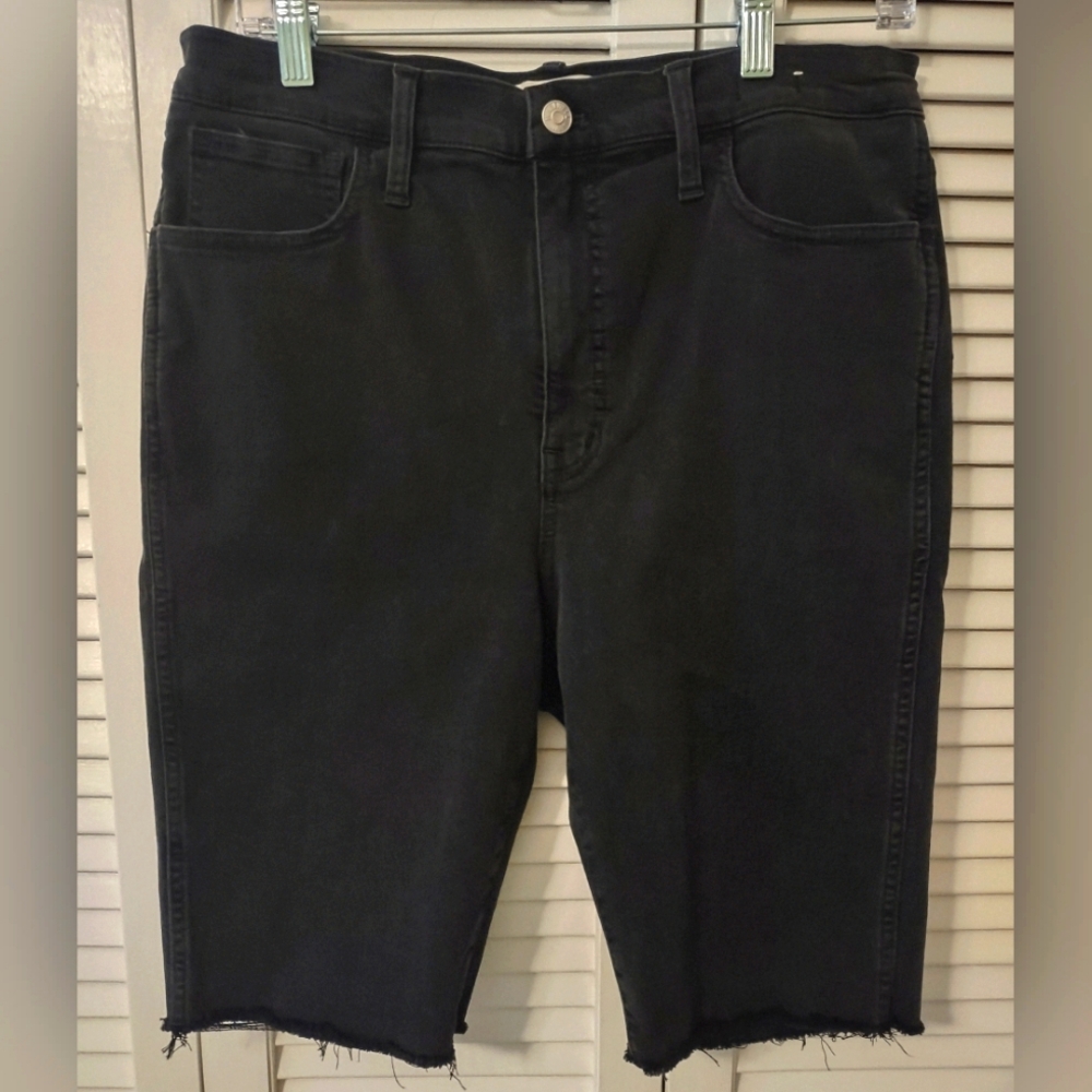 MADEWELL RoadTripper Biker Shorts Size 31, Black, Stretchy and Soft